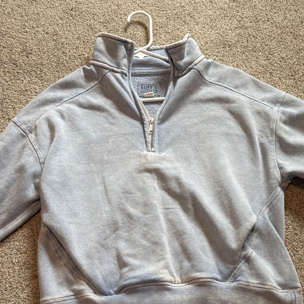 Pink Rose Women's Light Gray Zip-Up Sweater
